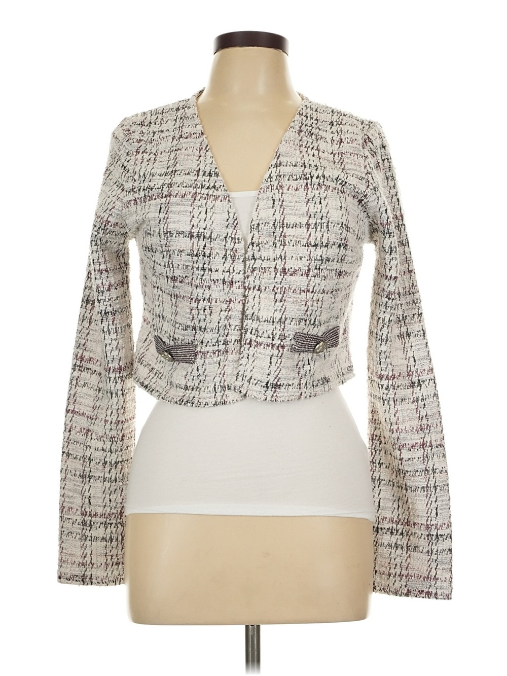 Emprada Cropped Tweed Jacket - Picture 2 of 5